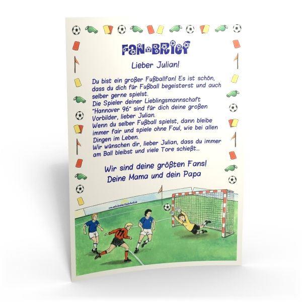 Fußball-Fan-Brief 3D